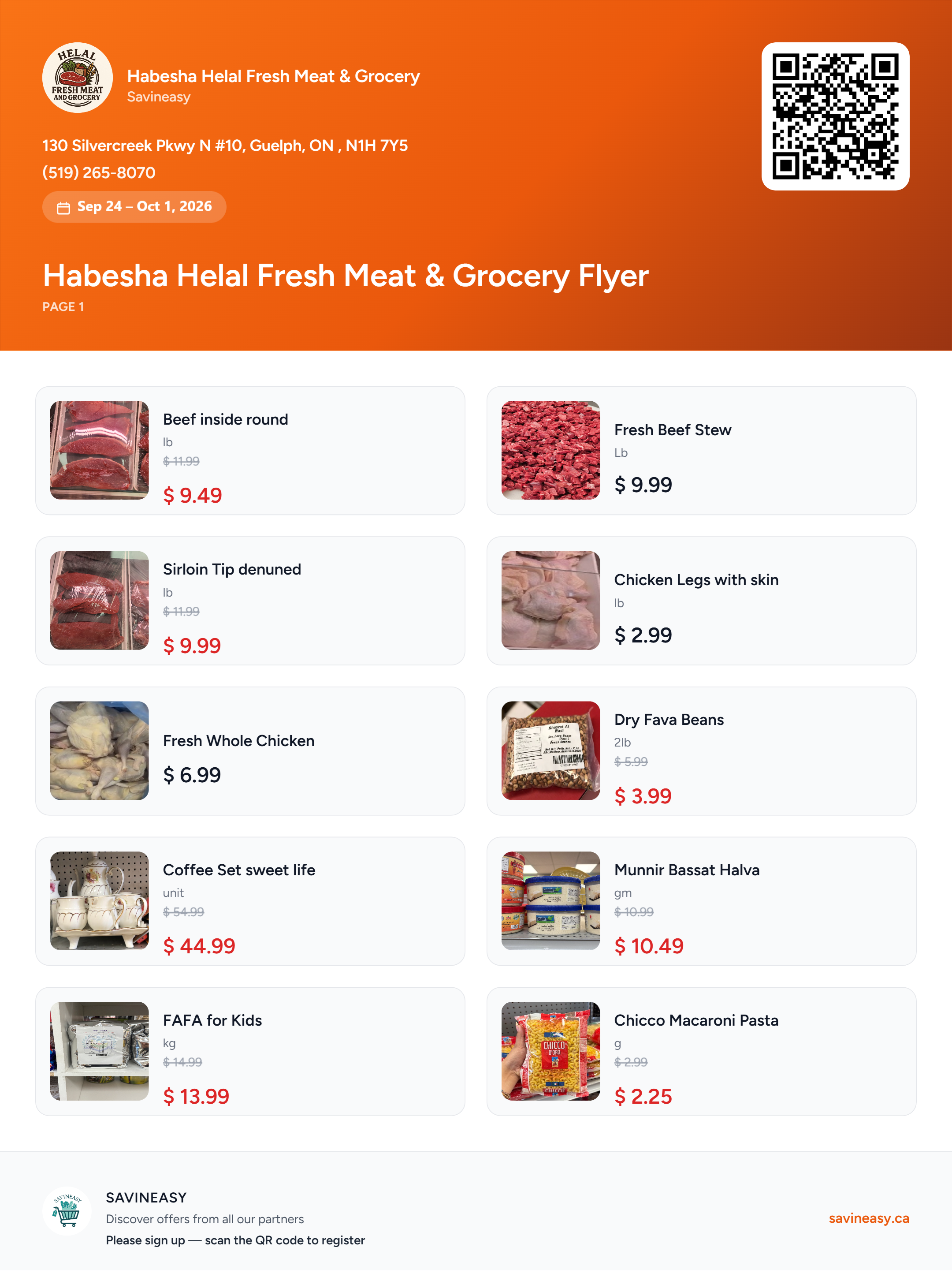 Habesha Helal Fresh Meat & Grocery Flyer