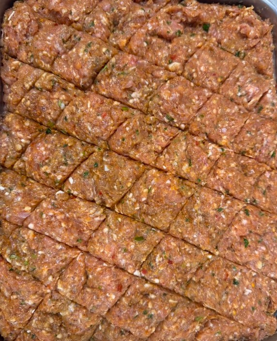 Marinated chicken Qeema