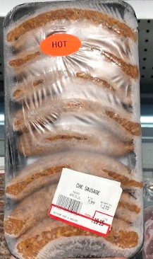 Chicken sausage