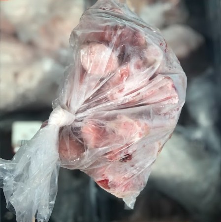 Lamb bones bag